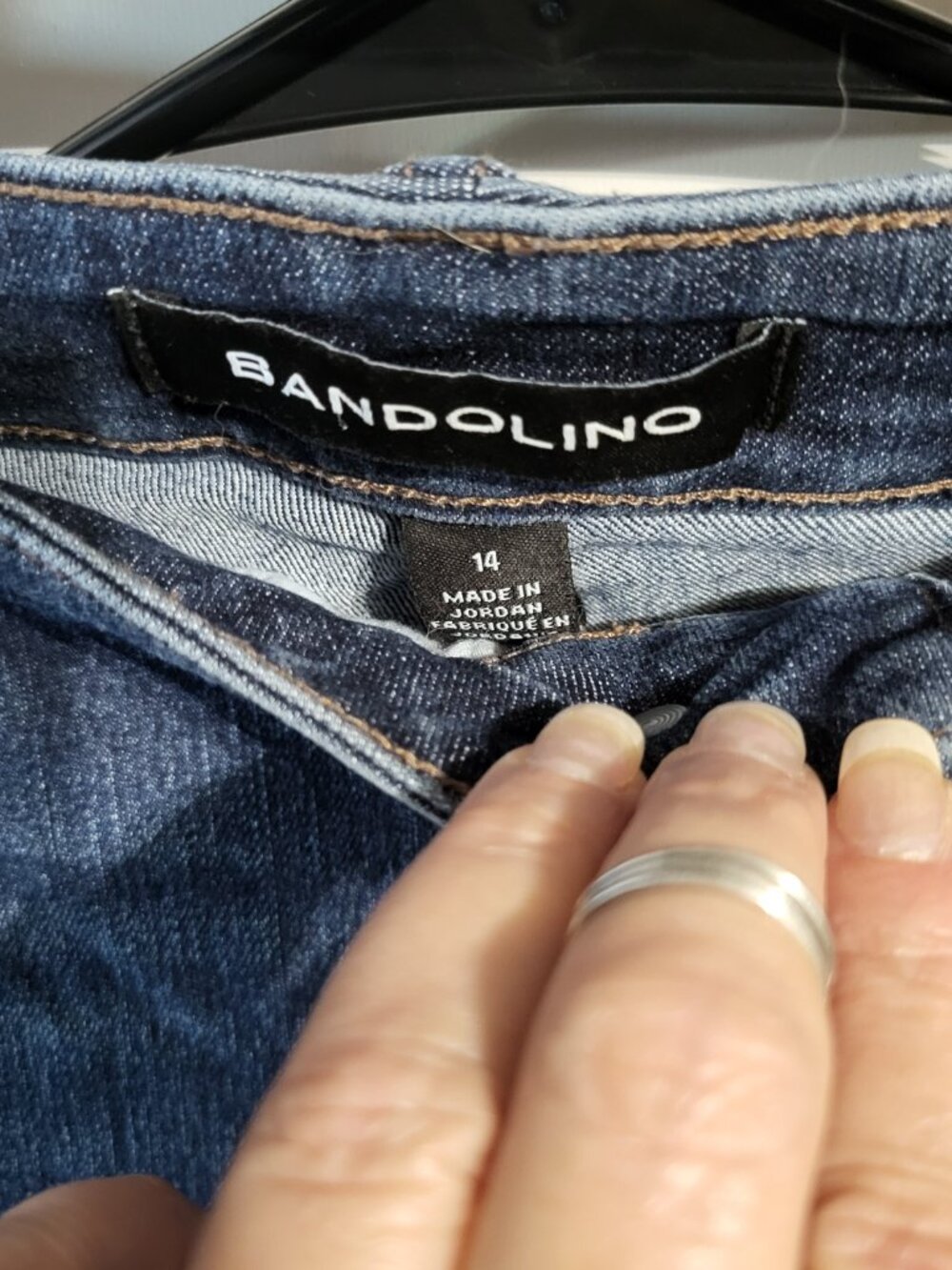 BANDOLINO MANDIE SKINNY JEANS SIZE 14 - Picture 4 of 11